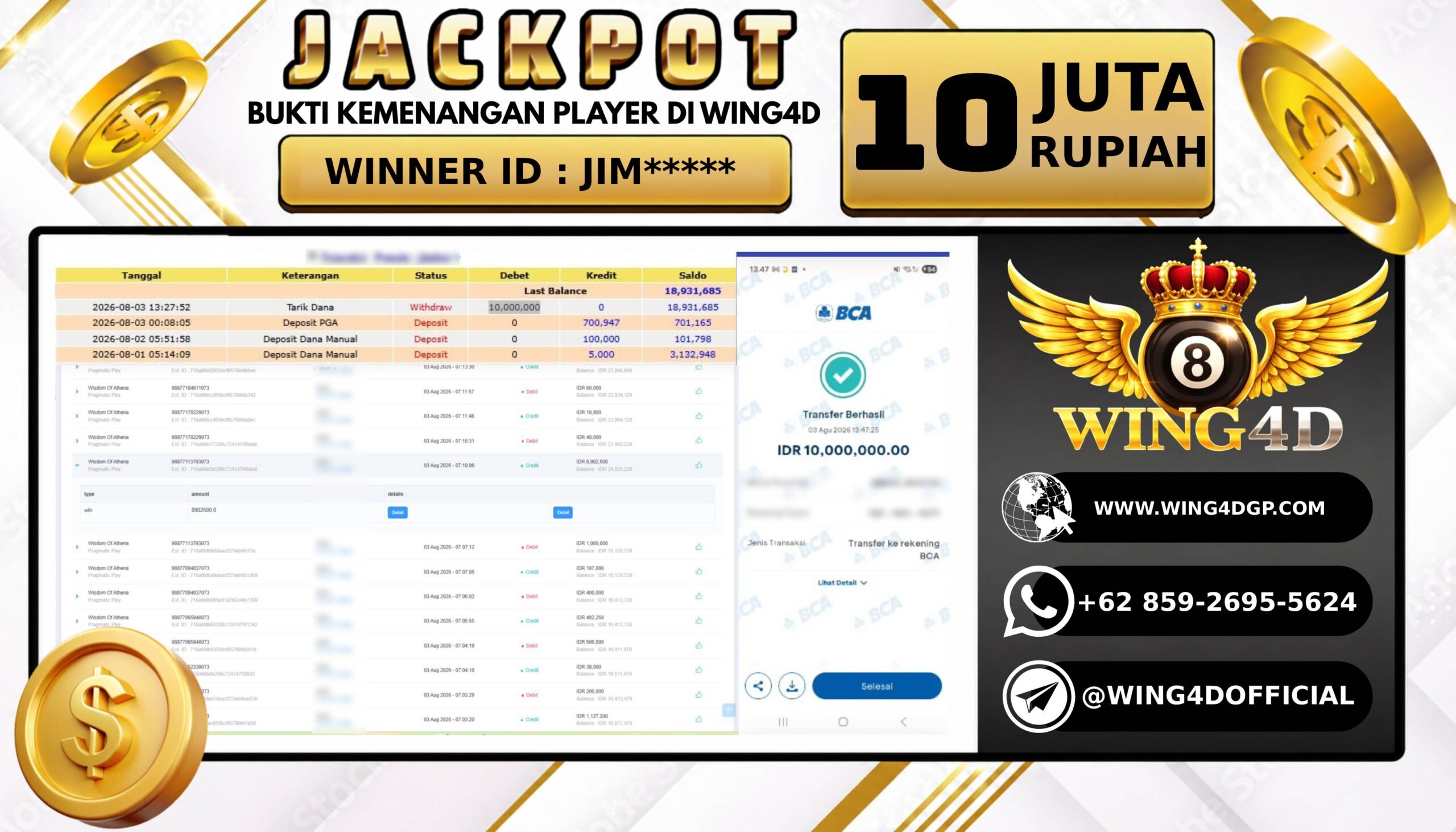 Prediksi WING4D | Prediksi dan RTP Jitu Situs WING4D