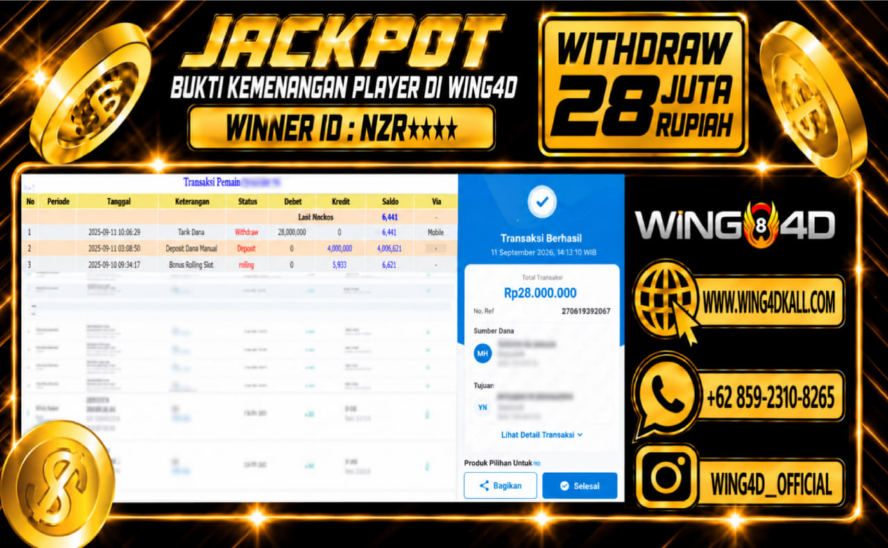 Prediksi WING4D | Prediksi dan RTP Jitu Situs WING4D