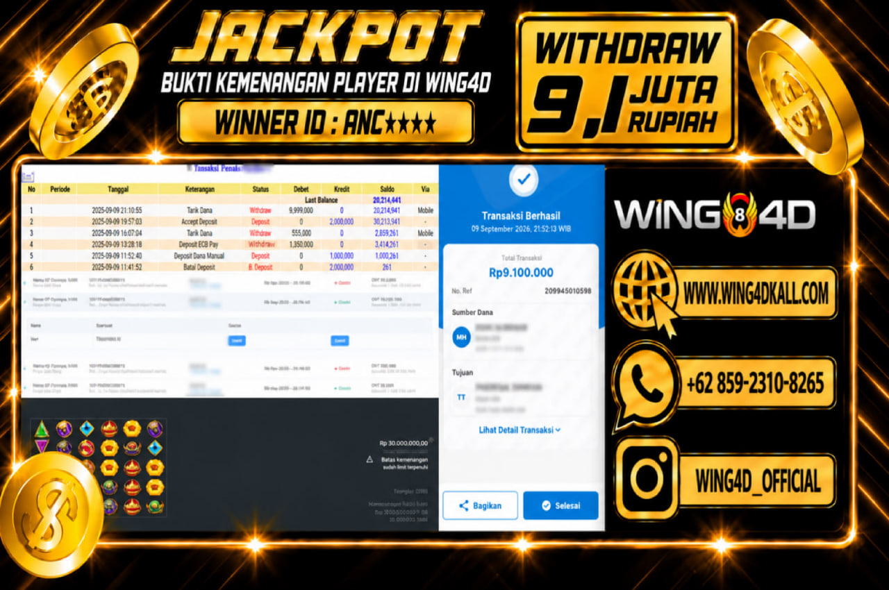 Prediksi WING4D | Prediksi dan RTP Jitu Situs WING4D