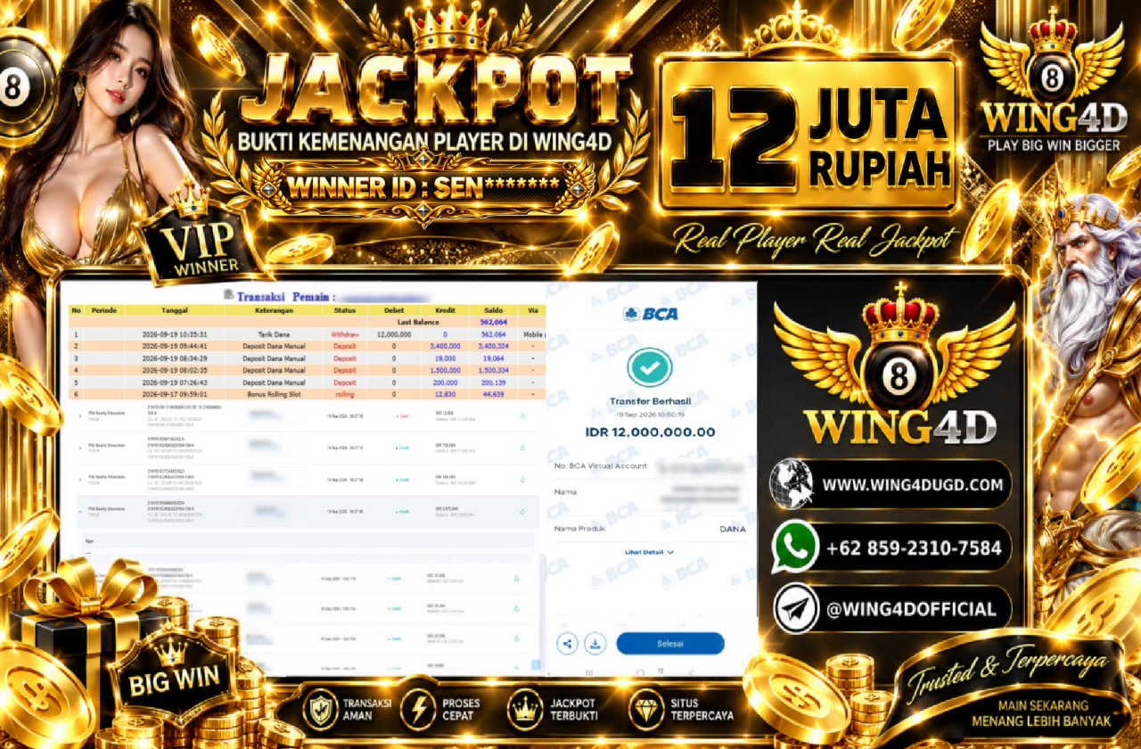 Prediksi WING4D | Prediksi dan RTP Jitu Situs WING4D