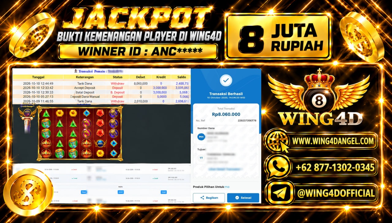 Prediksi WING4D | Prediksi dan RTP Jitu Situs WING4D