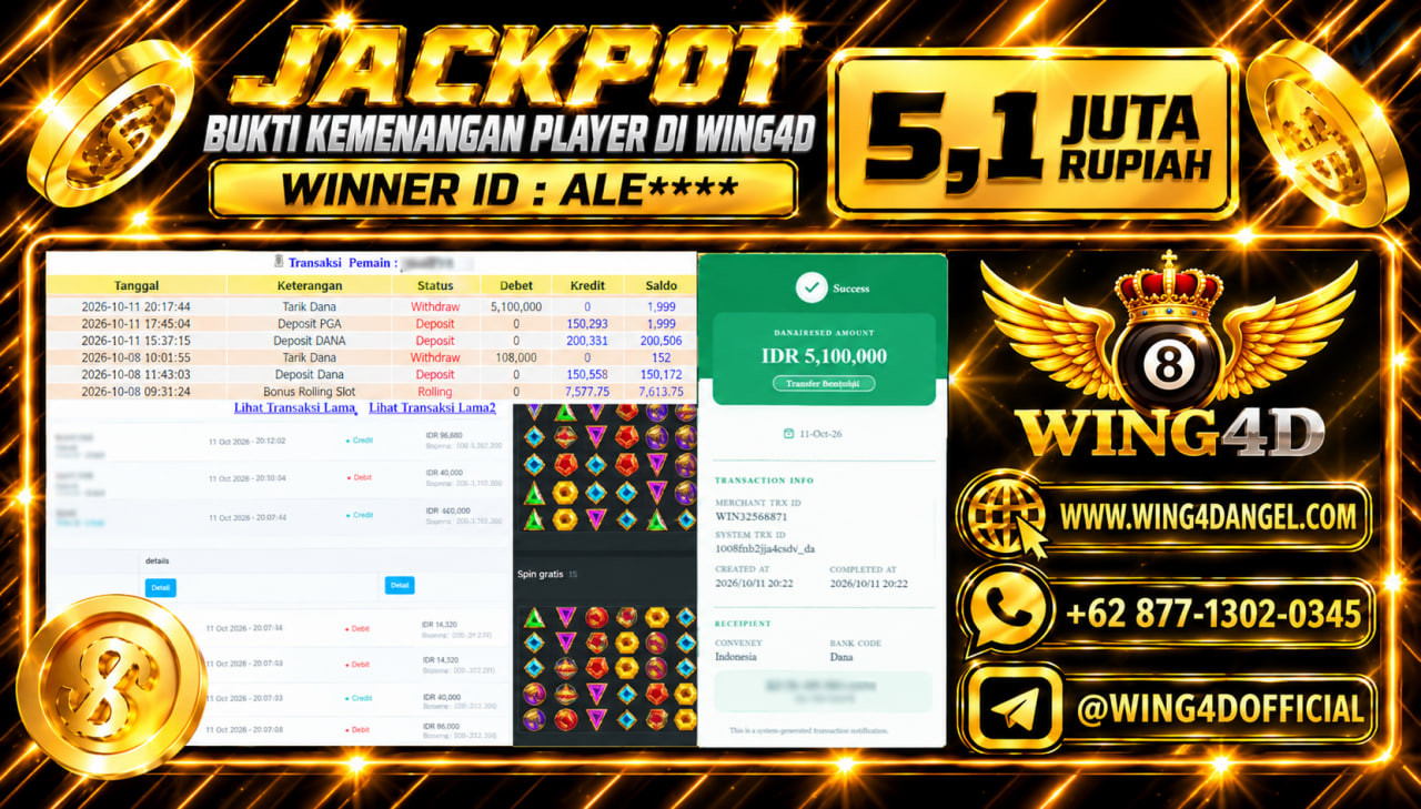 Prediksi WING4D | Prediksi dan RTP Jitu Situs WING4D