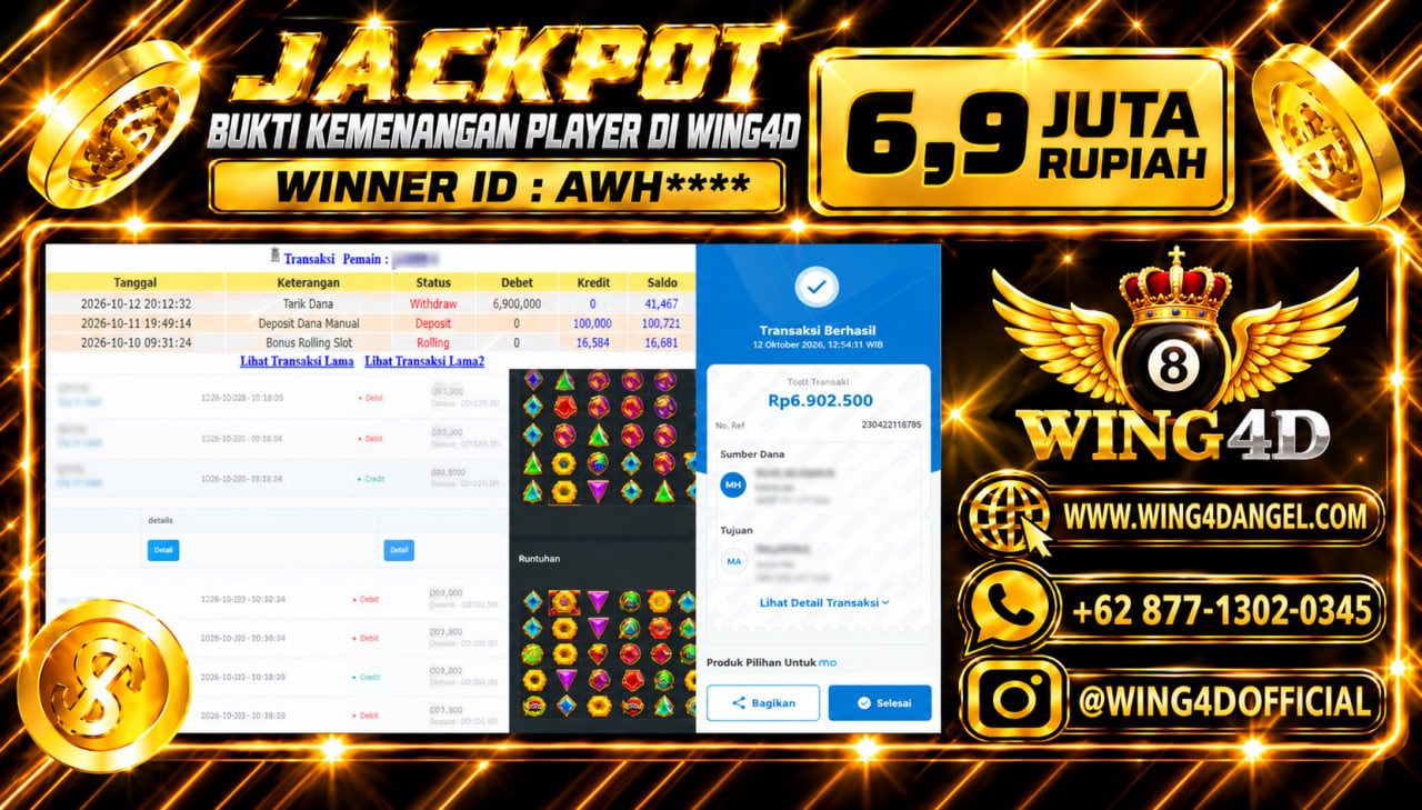 Prediksi WING4D | Prediksi dan RTP Jitu Situs WING4D