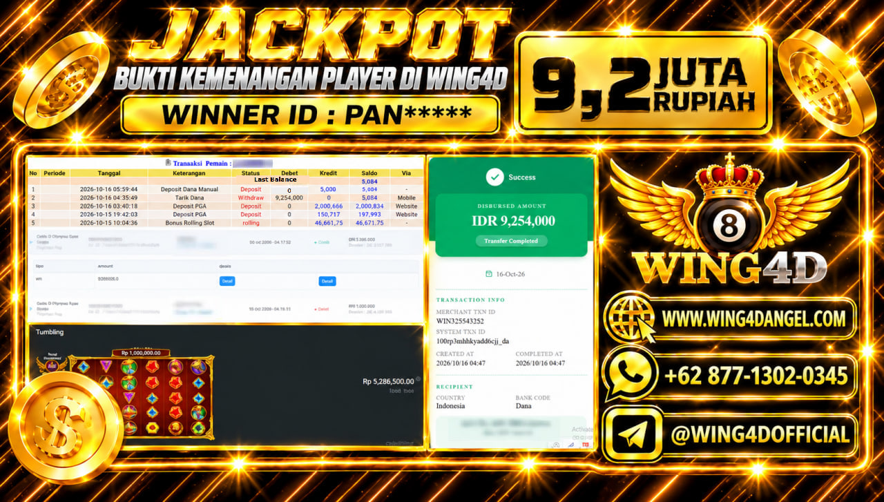 Prediksi WING4D | Prediksi dan RTP Jitu Situs WING4D