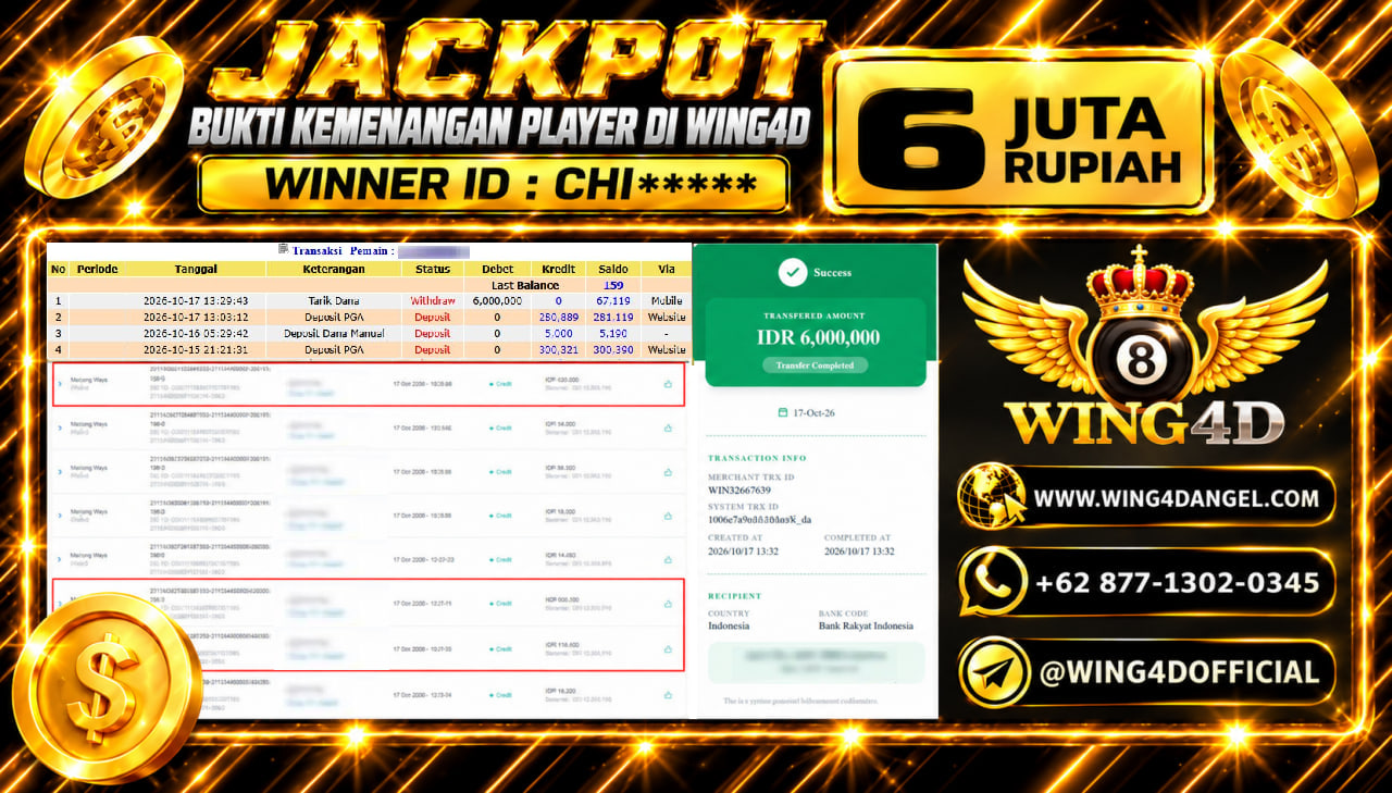 Prediksi WING4D | Prediksi dan RTP Jitu Situs WING4D