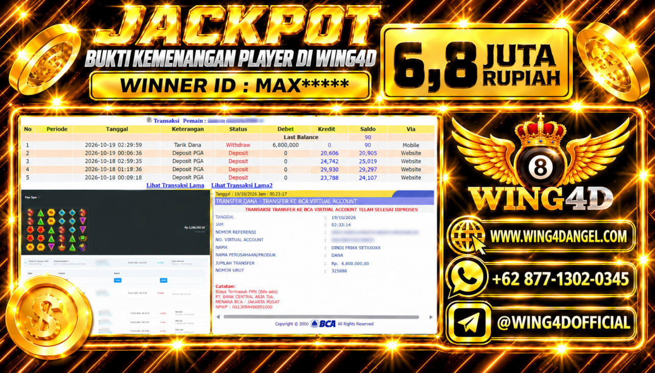 Prediksi WING4D | Prediksi dan RTP Jitu Situs WING4D